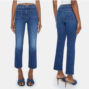 Mother Jeans The Patch Pocket Hustler in Teaming Up